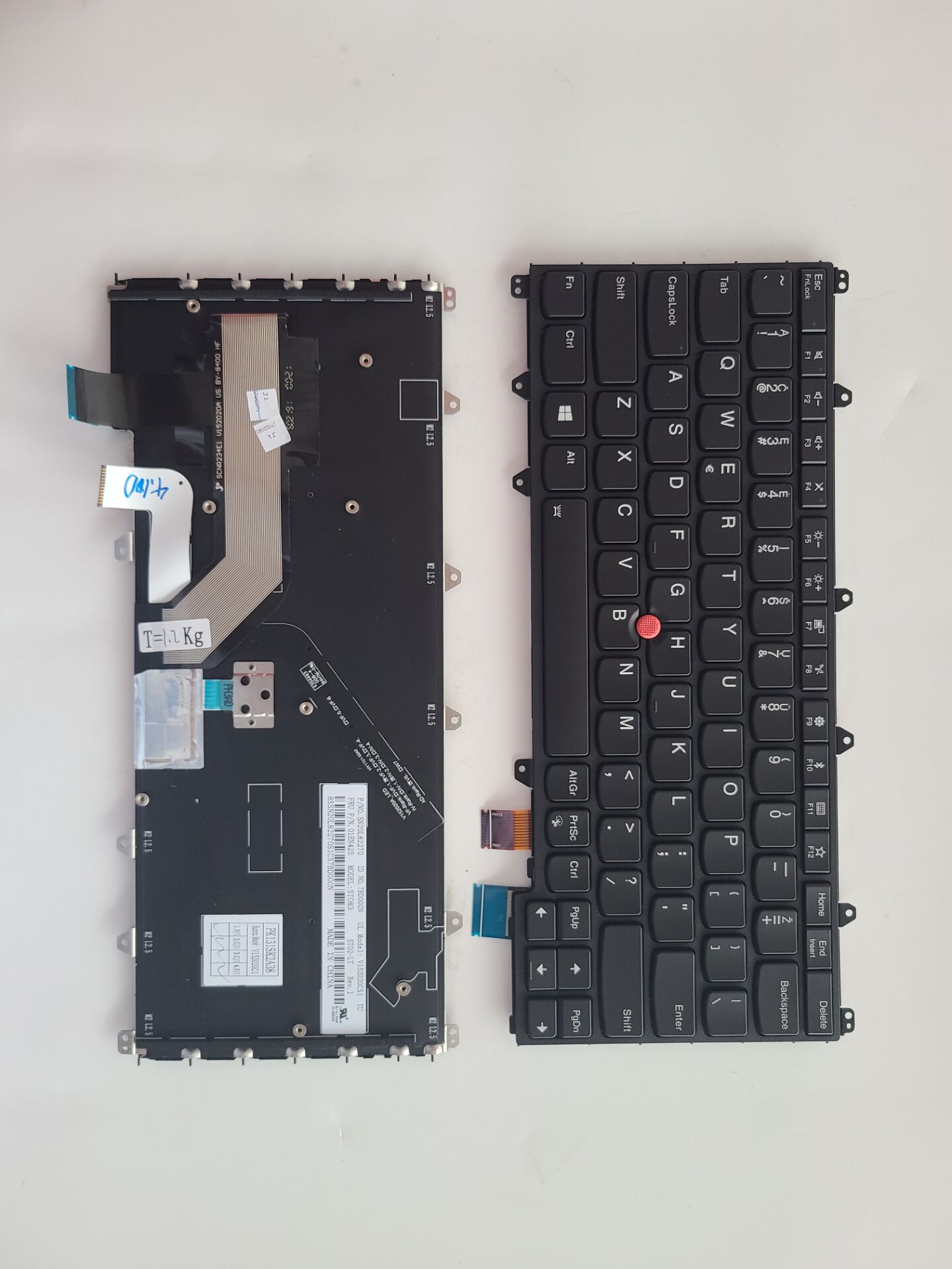 Picture of New Replacement Laptop Keyboard For IBM YOGA370 BLACK FRAME BLACK With Point Backlit US Layout